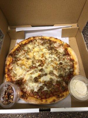 Sausage pizza