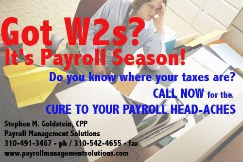 Got W-2s?