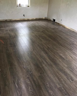 Completed floor installation