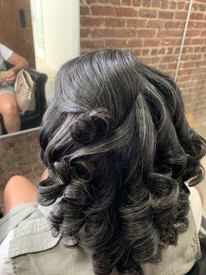 Client is not only natural but has never used color