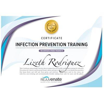 Infection prevention certified