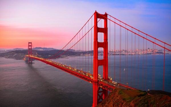 San Francisco Golden Gate Bridge. Guided tours available.