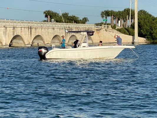 We rented the 24 Cobia and was a great boat all around!