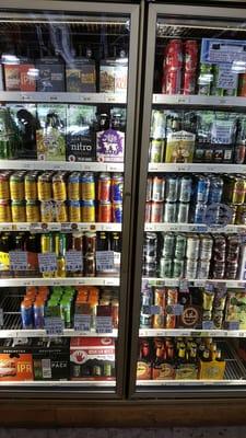 Craft beer selections