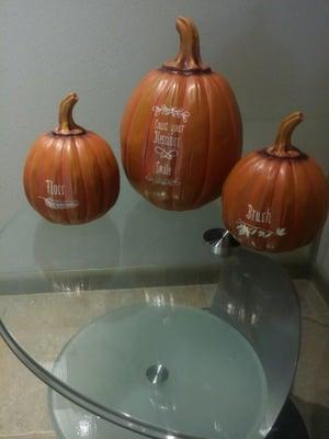 brush and floss pumpkins