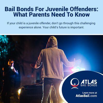 Bail Bonds For Juvenile Offenders: What Parents Need To Know.
Read all about it on our blog page at AtlasBail.com