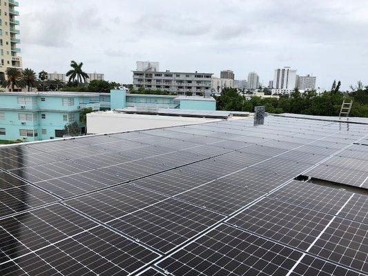 Ft Lauderdale install of Solar Panels in 2018