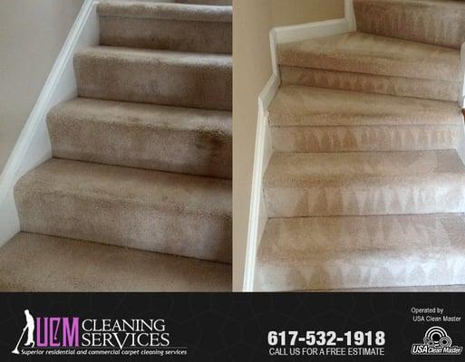 Stairs Carpet Cleaning