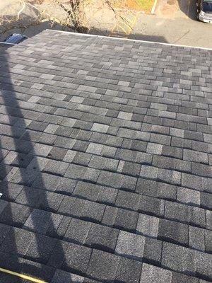 G.A.F architectural shingles roof