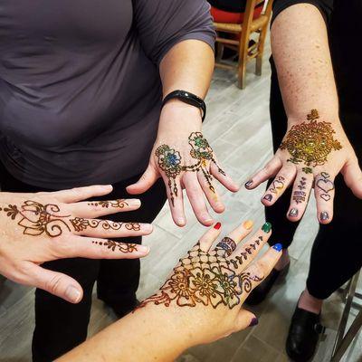 Henna from a house party for a political candidate. Only $300 for 2 hours.