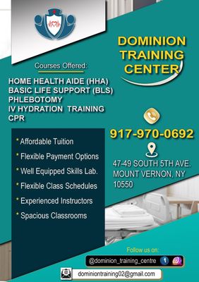 Home Health Training(HHA) Basic Life Support (BLS) Nursing Assistant Training