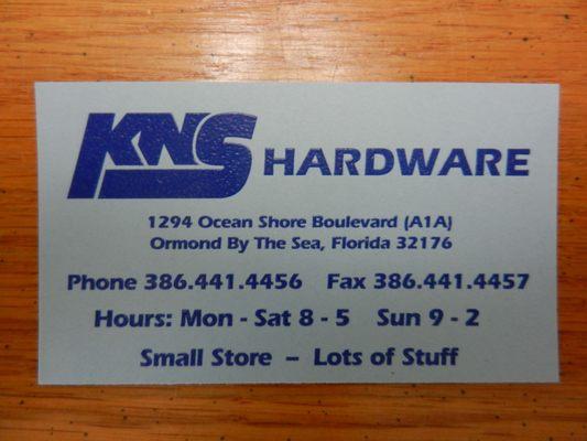 Kns Hardware