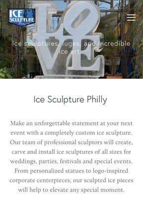 Ice Sculpture Philly