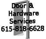 Door and Hardware Services - Door Repair & Installation