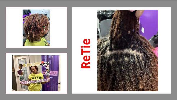 Retie On Minnie's Signature Locs