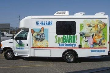 mobile grooming van