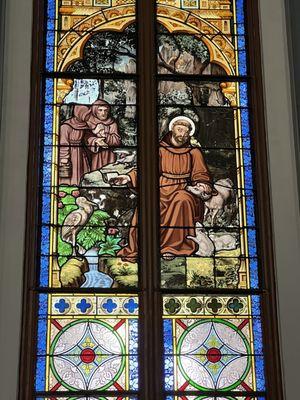 St. Francis, patron saint of animals.