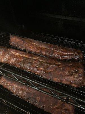 Smoked Rack of Baby Back Ribs