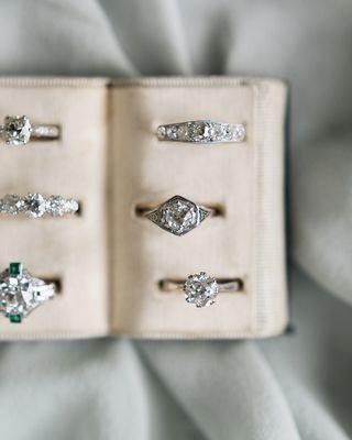 A wide variety of vintage engagement rings!