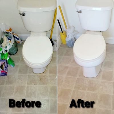 Before & After pictures of what our Organic cleaners can do!!