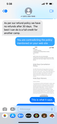 This was our conversation and after this he tells me I have old policy and doesn't reply to any question after that.