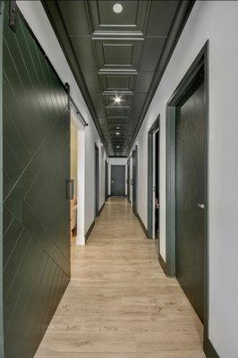 Hallway to all the cozy rooms!