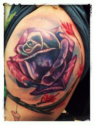 Color rose cover up