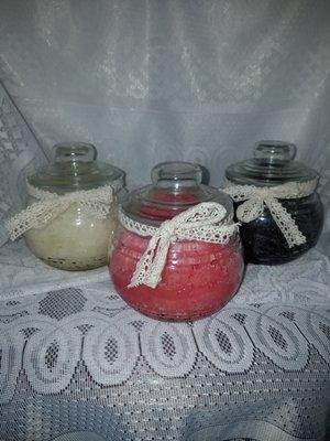 Handmade  all natural Sugar and Salt scrubs