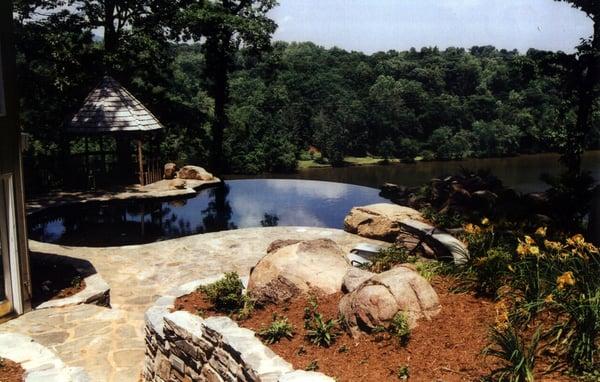 Vanishing Pool Overlooking River