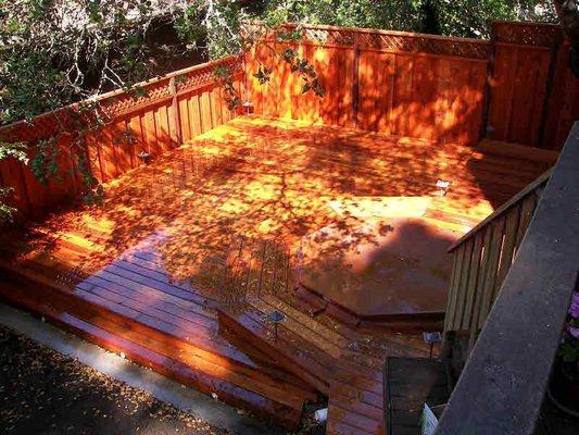 Hot tub deck in Mill Valley