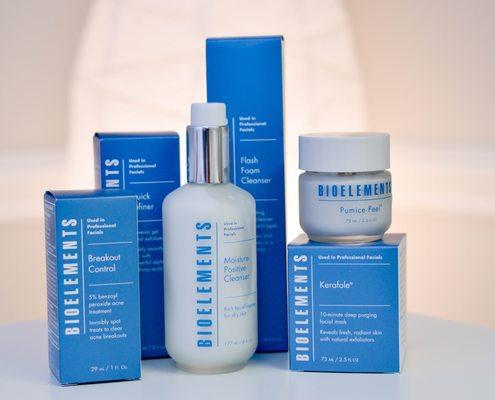 We use all natural products such as Bioelements in our treatments  
 (photo courtesy of A. Elliot Photography)