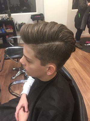 Hardline with a fade by Megan Weese