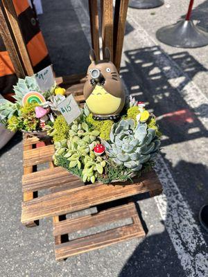 These are for my churches festival and with odds and ends dishes they always sell.  Totoro is always so cute.