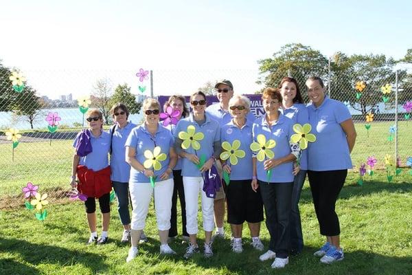 Advantage Office Staff and some of our fabulous caregivers a Walk to End Alzheimer's in Portland Maine.