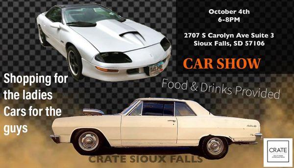 Check out our car show starting October 6th!