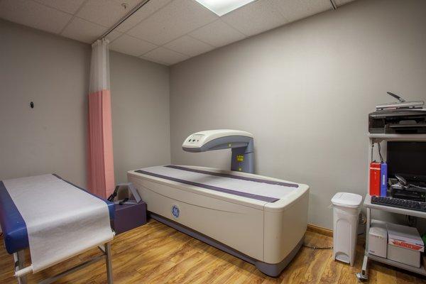 Bone Density Exam / Testing room.