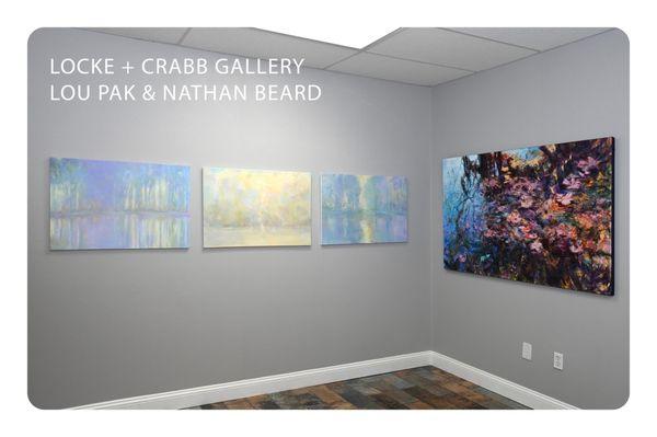 Now on display at Locke + Crabb Gallery