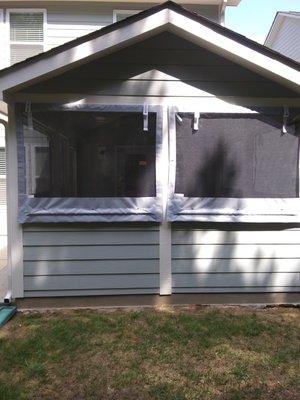 Vinyl exterior coverings