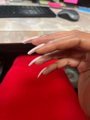 Ain't no paint on the sides of any of these nails!