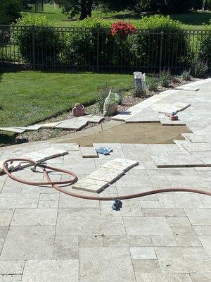 Patio repair