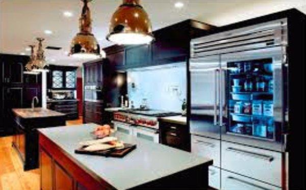 Kitchen with Sub Zero appliances