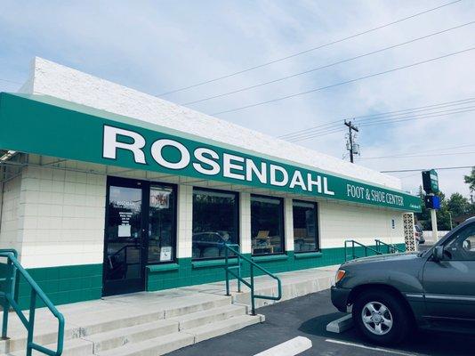 Rosendahl Foot and Shoe Center is located on the southwest corner of Franklin and Curtis in Boise.