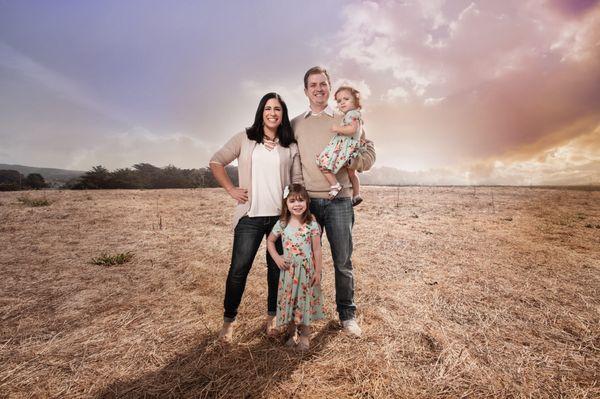 Family Portrait Session in Halfmoon Bay, CA