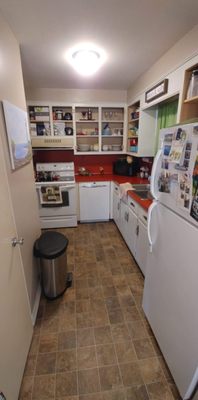 Redone cabinets to shaker cabinet doors