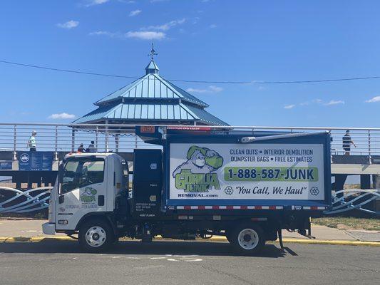 I was having an event in south beach Staten Island and the crew came by to grab some garbage bags and debris for me after my event.