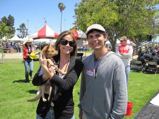 Denise Richards & I at a Best Friends Animal Society event