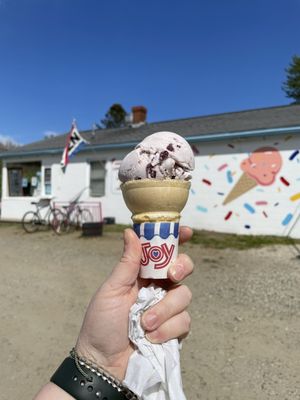 Kitty size blueberry pie in a cone $3.85