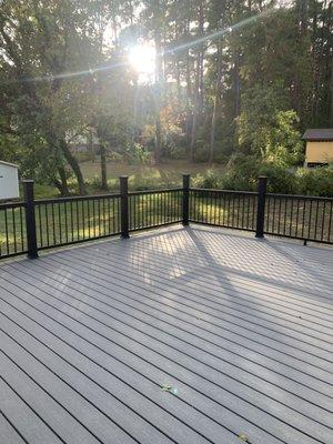 Trex Decking and rail system