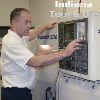 Indiana Tool & Die CNC Machine & Technician at Work