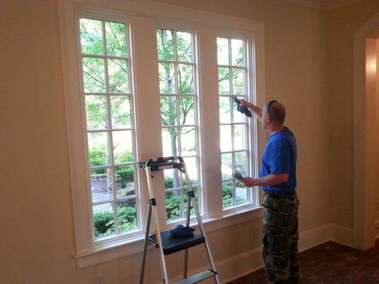 Details, details, details!  Interior window cleaning in Memphis, TN